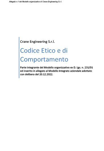 Codice Etico e di Comportamento